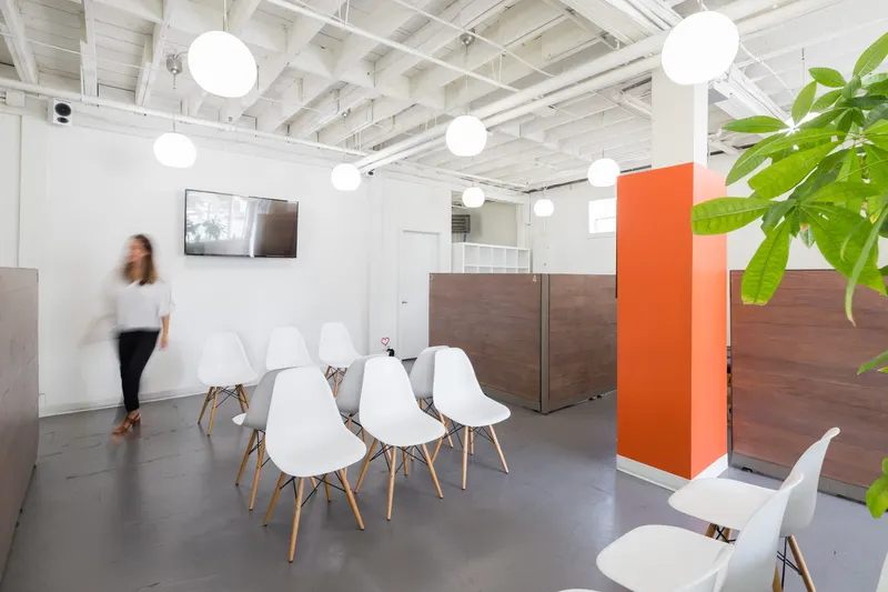 Waiting area at Revolution Health, a chiropractic clinic in Mount Pleasant Vancouver